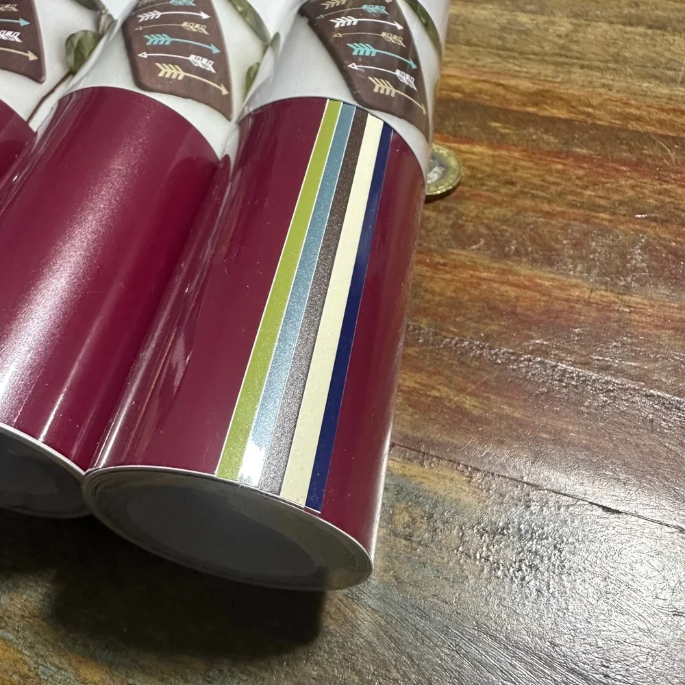 Cricut Premium Vinyl Removable Matte Wine and Cottage Sampler 3 Roll Set 12x48